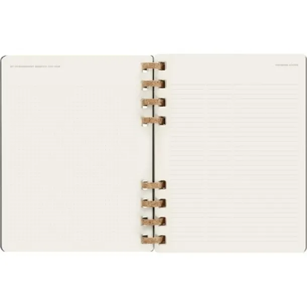  MOLESKINE Solar spiral planner Crna