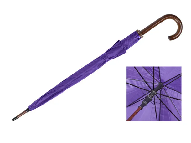 CLASSIC umbrella with automatic open - CASTELLI Purple