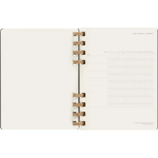  MOLESKINE Solar spiral planner Crna