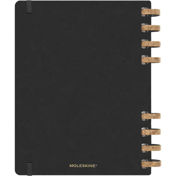  MOLESKINE Solar spiral planner Crna