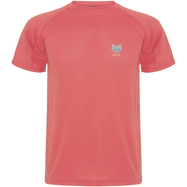 Montecarlo dječja sportska majica kratkih rukava - Roly Fluor Coral