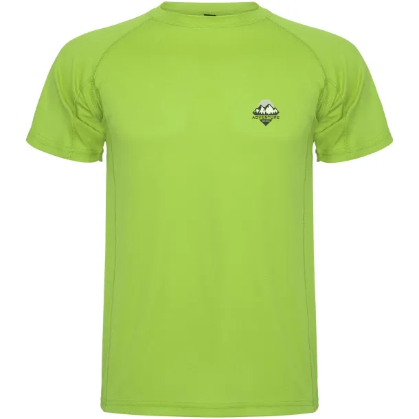 Montecarlo short sleeve kids sports t-shirt - Roly Lime
