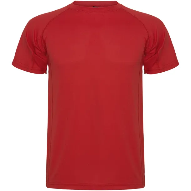 Montecarlo short sleeve kids sports t-shirt - Roly Red