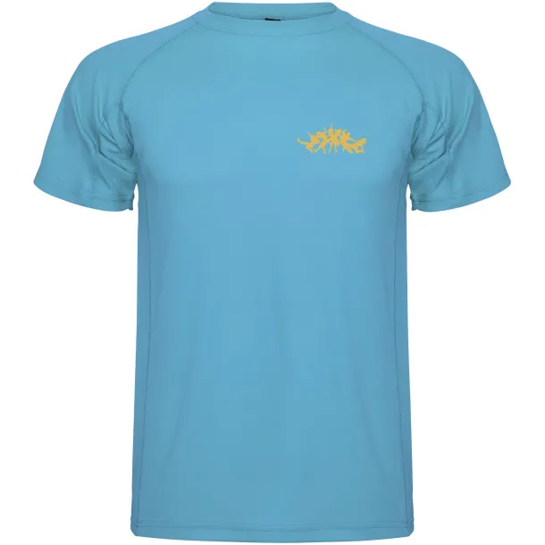 Montecarlo short sleeve kids sports t-shirt - Roly Turquois