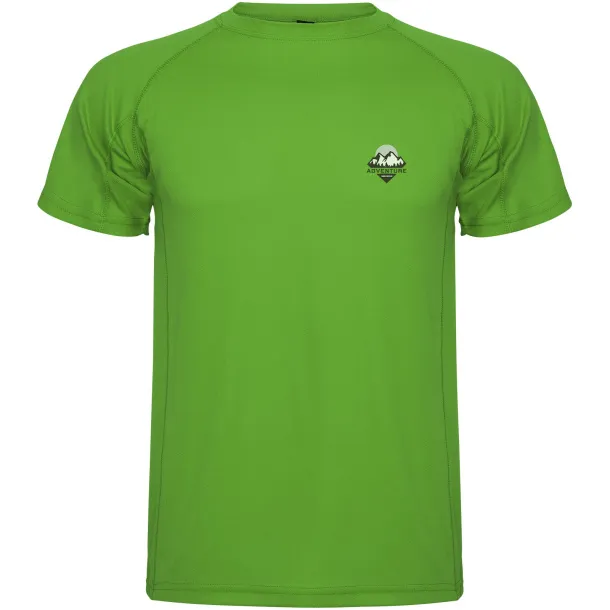 Montecarlo short sleeve kids sports t-shirt - Roly Fern green
