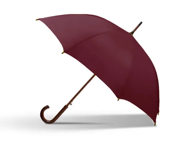 CLASSIC umbrella with automatic open - CASTELLI Burgundy