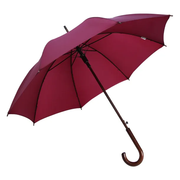 CLASSIC umbrella with automatic open - CASTELLI Burgundy