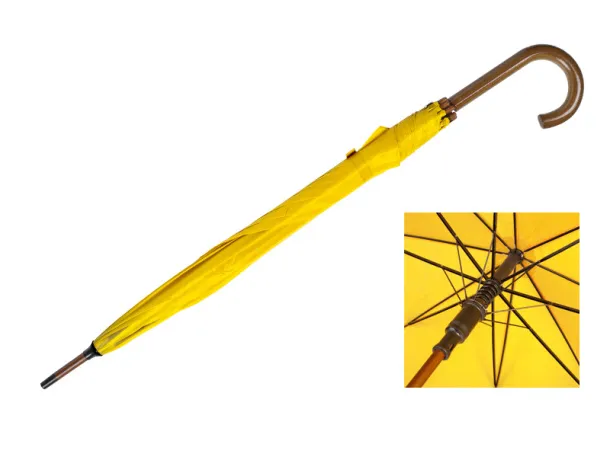 CLASSIC umbrella with automatic open - CASTELLI Yellow