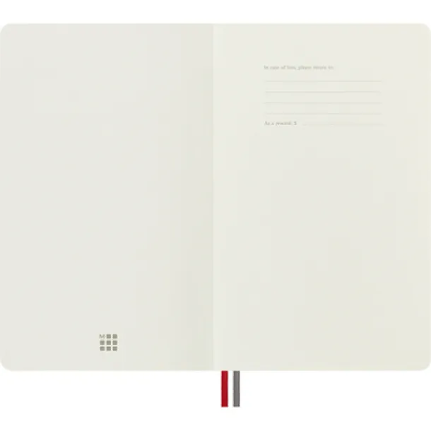  MOLESKINE Notebook approx. A5 Crvena