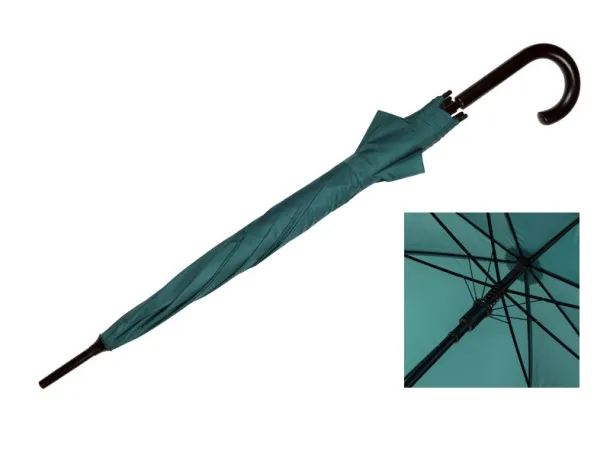 CLASSIC umbrella with automatic open - CASTELLI Petrol green