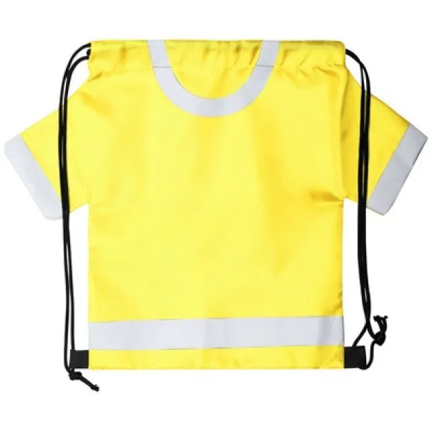  Drawstring bag "football fan T-shirt" yellow