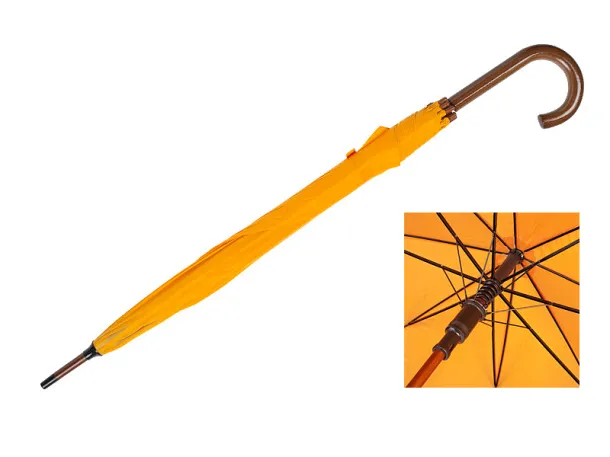 CLASSIC umbrella with automatic open - CASTELLI Orange