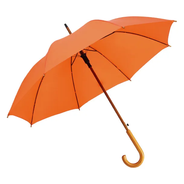 CLASSIC umbrella with automatic open - CASTELLI Orange