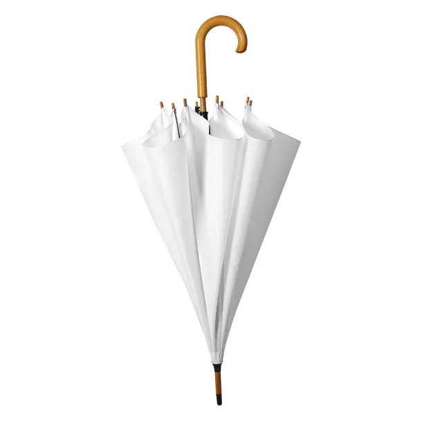 CLASSIC umbrella with automatic open - CASTELLI White