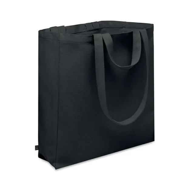 GAVE COLOUR Recycled cotton shopping bag Black