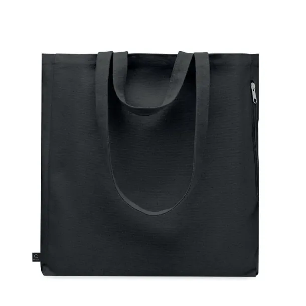 GAVE COLOUR Recycled cotton shopping bag Black