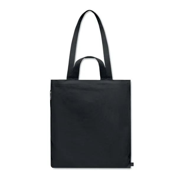 GAVE COLOUR Recycled cotton shopping bag Black