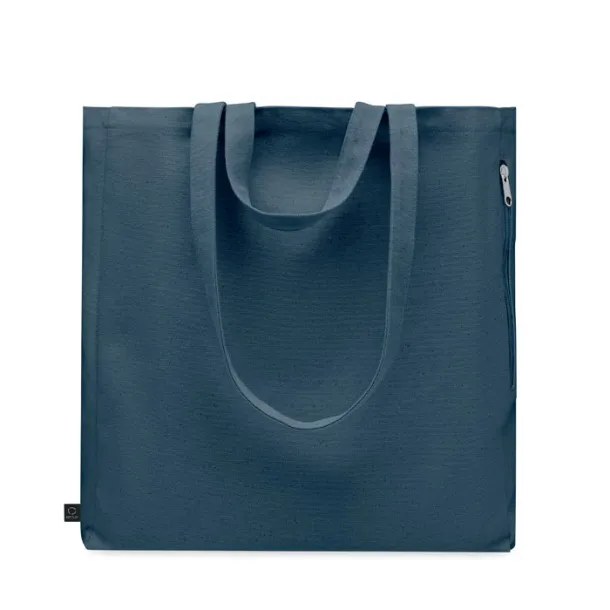 GAVE COLOUR Recycled cotton shopping bag Blue