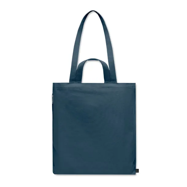 GAVE COLOUR Recycled cotton shopping bag Blue