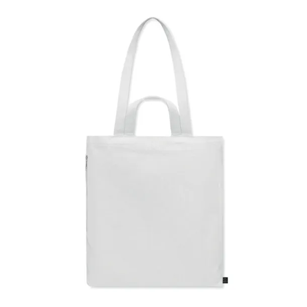 GAVE COLOUR Recycled cotton shopping bag White