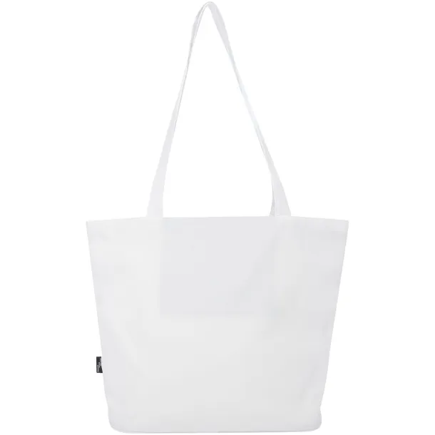 Panama GRS recycled zippered tote bag 20L White