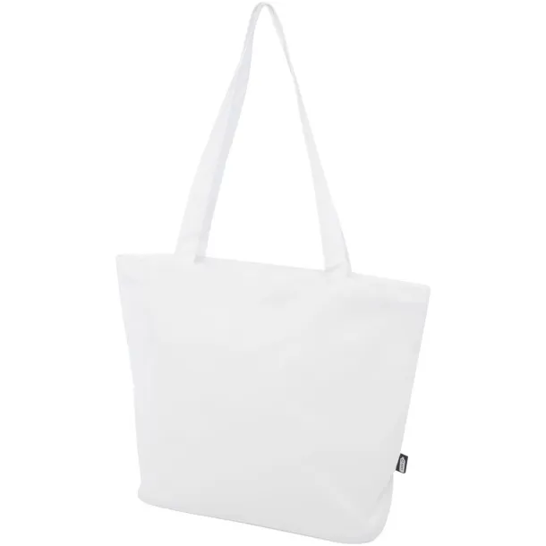 Panama GRS recycled zippered tote bag 20L White