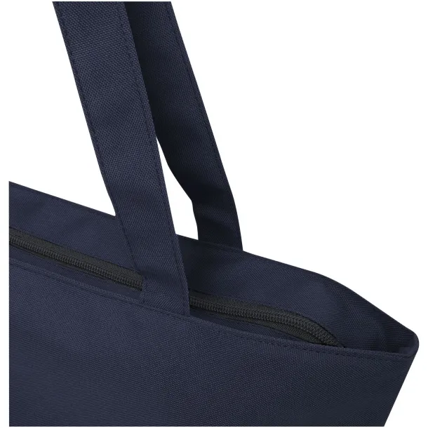 Panama GRS recycled zippered tote bag 20L Navy Blue