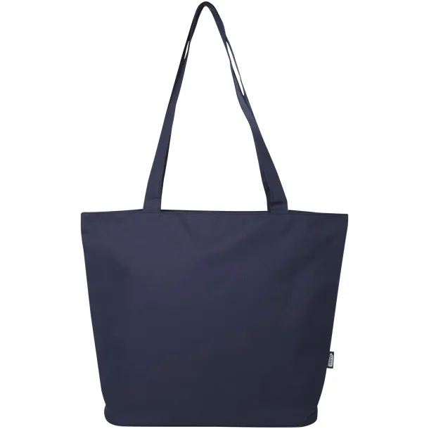 Panama GRS recycled zippered tote bag 20L Navy Blue