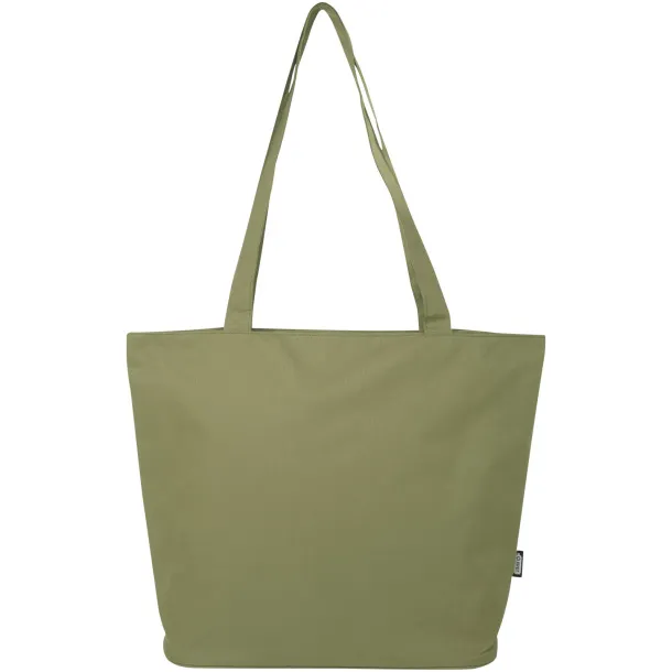 Panama GRS recycled zippered tote bag 20L Maslinasta