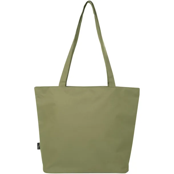 Panama GRS recycled zippered tote bag 20L Maslinasta
