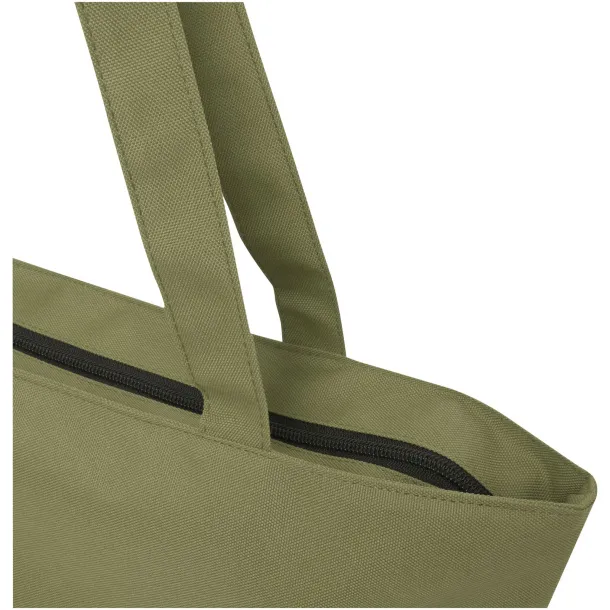 Panama GRS recycled zippered tote bag 20L Maslinasta