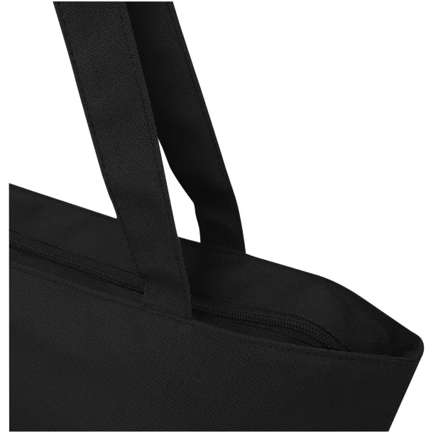 Panama GRS reciklirana torba s patentnim zatvaračem, 20L Solid black