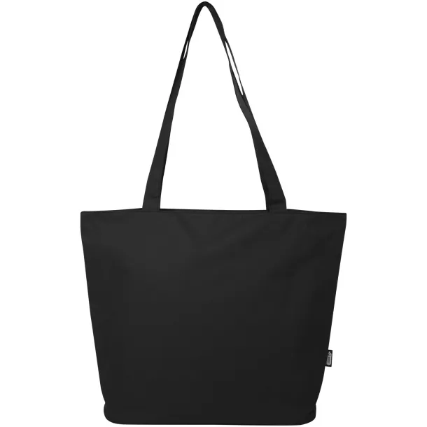 Panama GRS reciklirana torba s patentnim zatvaračem, 20L Solid black