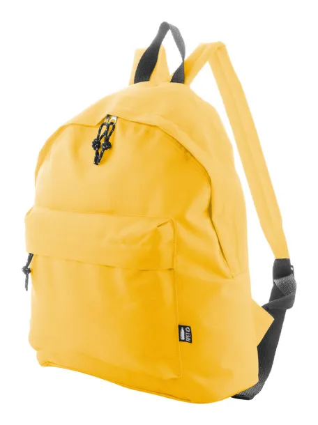 Challenger RPET backpack Yellow