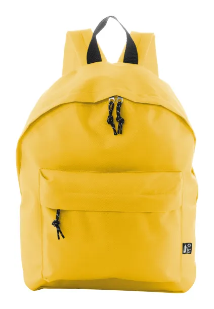 Challenger RPET backpack Yellow