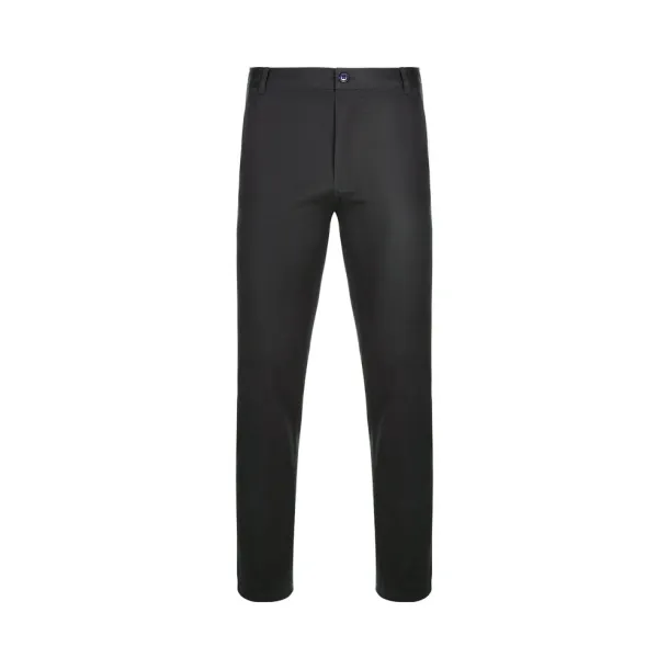 VL VISHNU Unisex stretch chino pants (260g/m²), in cotton (98%) and elastane (2%) Black