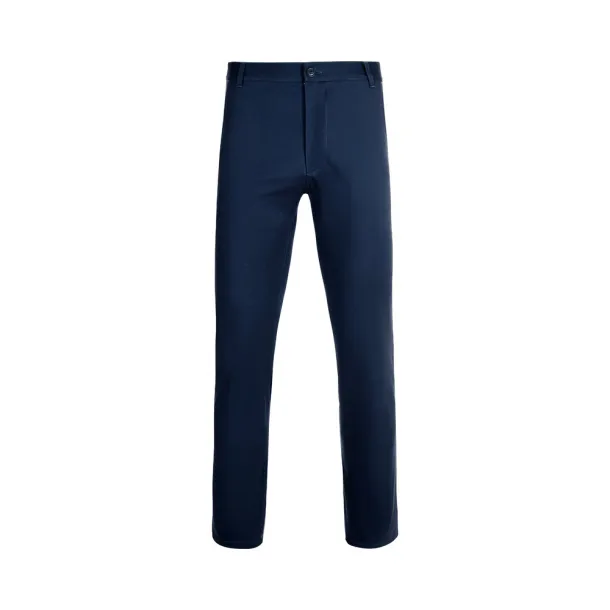 VL VISHNU Unisex stretch chino pants (260g/m²), in cotton (98%) and elastane (2%) Navy Blue