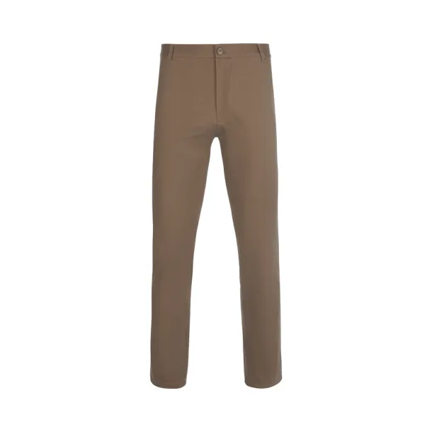 VL VISHNU Unisex stretch chino pants (260g/m²), in cotton (98%) and elastane (2%) Light natural