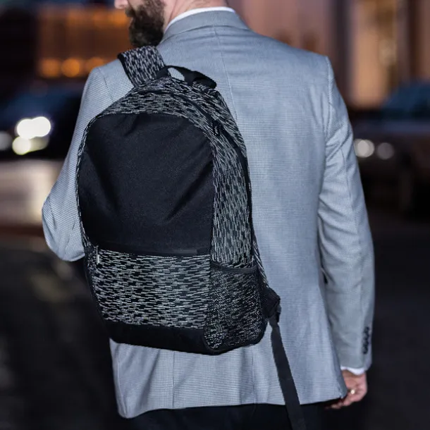 MOONLIGHT reflective backpack Black