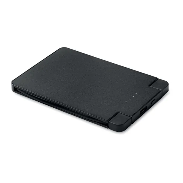SLIMPO magnetna prijenosna baterija, 2 500 mAh Crna