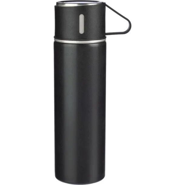  Thermos 420 ml, three cups 150 ml Crna