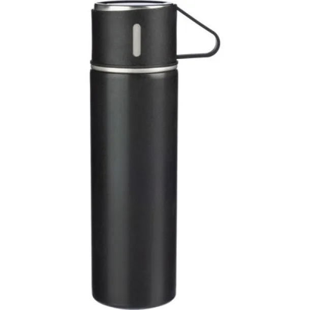  Thermos 420 ml, three cups 150 ml black