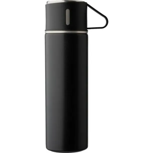  Thermos 420 ml, three cups 150 ml black