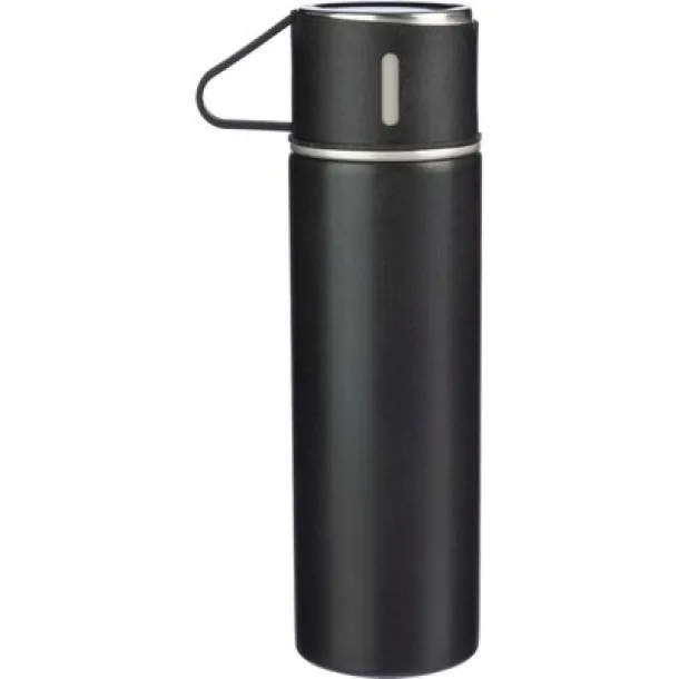  Thermos 420 ml, three cups 150 ml black