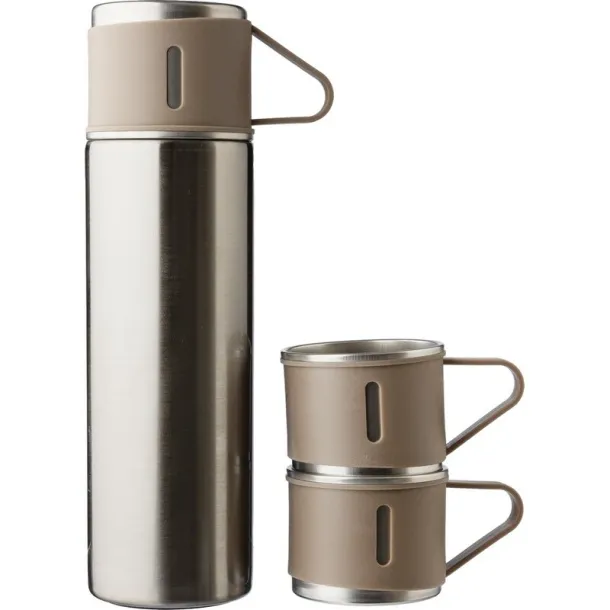  Thermos 420 ml, three cups 150 ml Srebrna