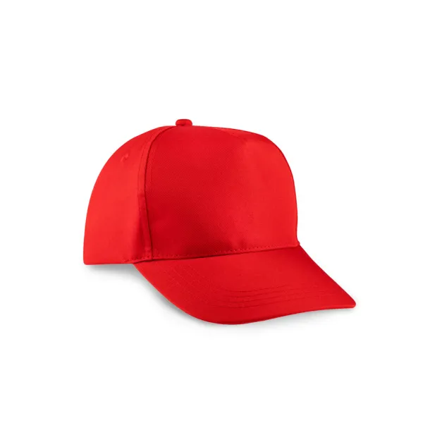 BENEDICT Recycled polyester cap (100% rPET) Red