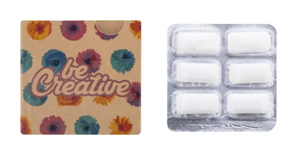 CreaChew 6 Eco custom chewing gum Natural