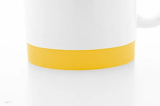 MultiColour Plus sublimation mug Yellow White