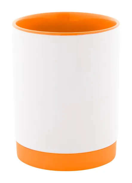 MultiColour Plus sublimation mug Orange White