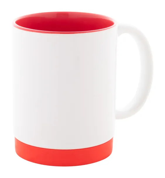 MultiColour Plus sublimation mug Red White